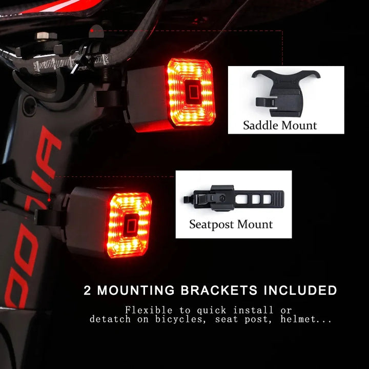 Bicycle Smart Brake Tail Light