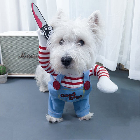 Halloween Chucky Dog Costume