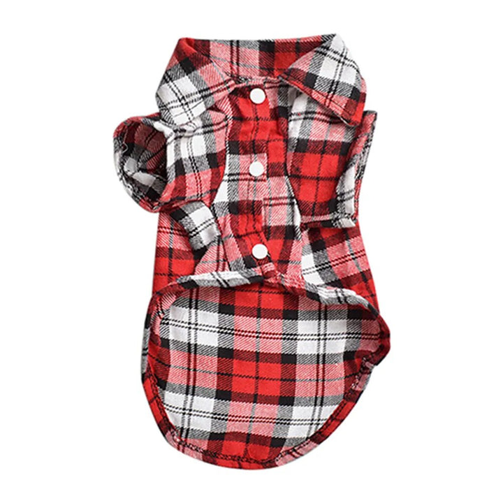 British Plaid Pet Shirt