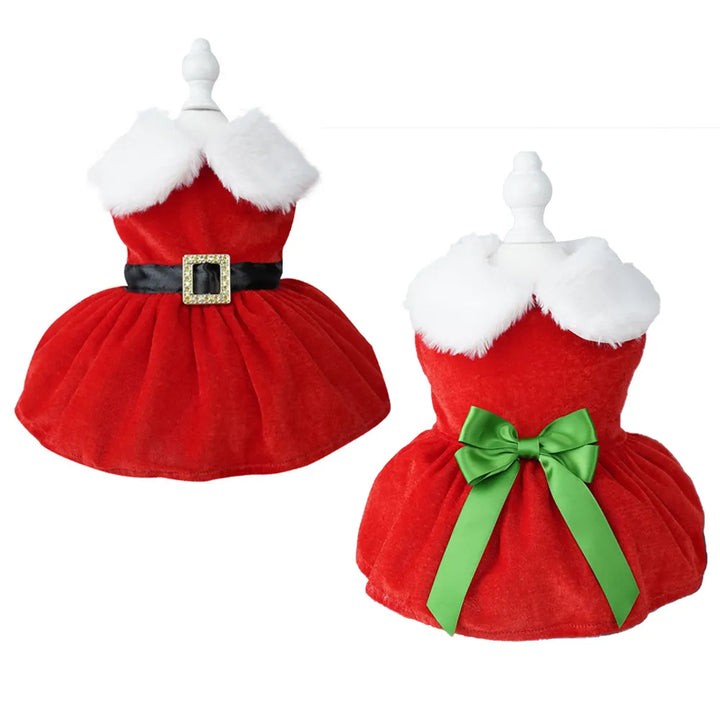 2023 Fancy Princess Puppy Christmas Dress