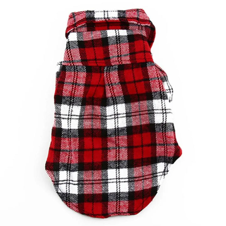 British Plaid Pet Shirt