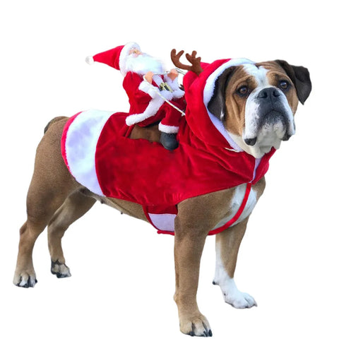 Funny Santa Claus Costume For Dogs