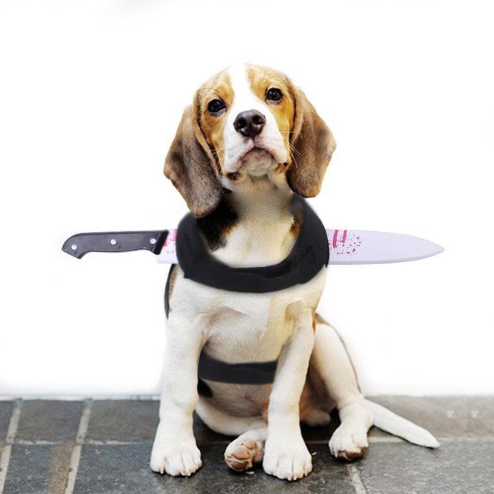 Adjustable Knife Dog Halloween Costume