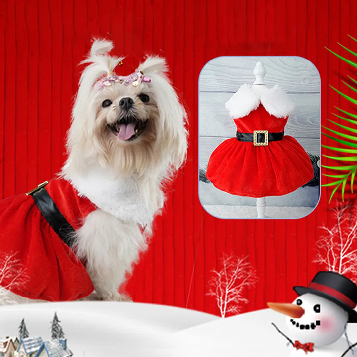 2023 Fancy Princess Puppy Christmas Dress