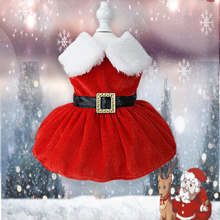 2023 Fancy Princess Puppy Christmas Dress