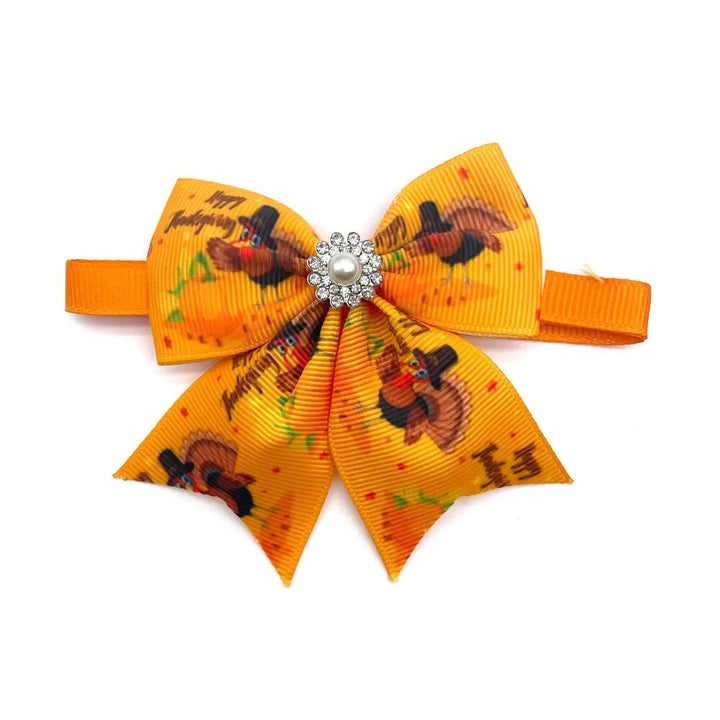 Dog Thanksgiving Bow Tie