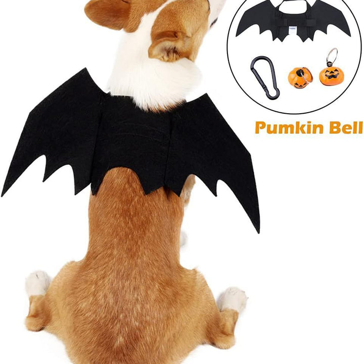 Halloween Dog Bat Wings