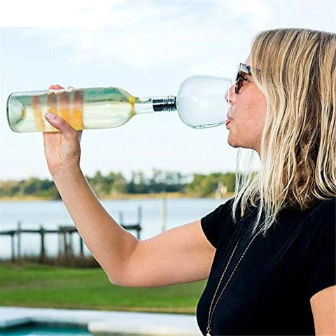 Creative Bottle Wine Glass